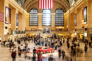 Interior of crowded Grand Central