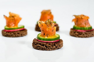 Caterer's food art