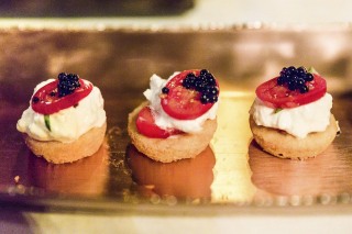 Catered finger food for Gala