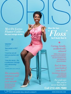 Magazine cover shoot of NYC dentist