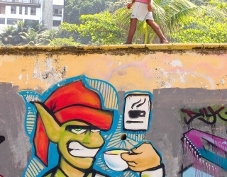 Praia Sao Conrado, Rio de Janeiro, Brazil